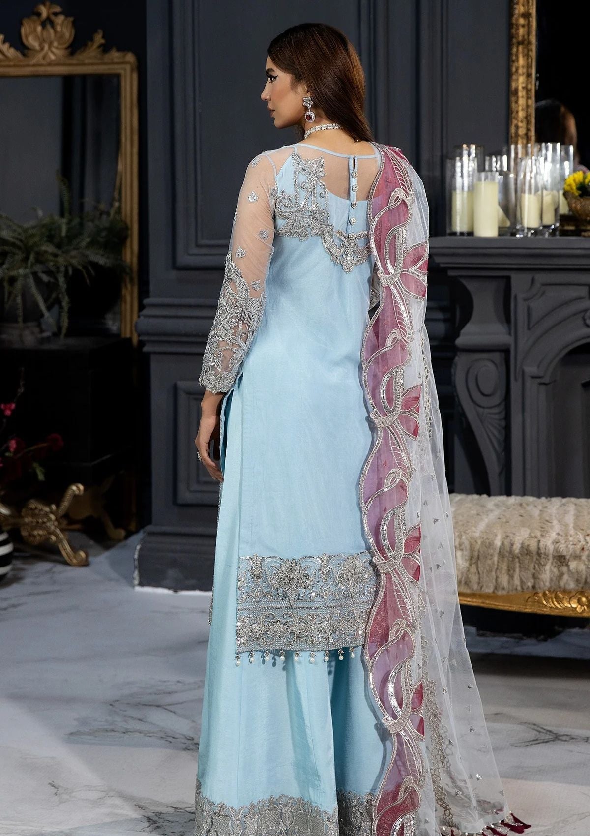 Formal Collection - Imrozia - Andaaz-E-Khaas - Bridal - IB#46 - Azeen - Official Imrozia - Agha Fabrics UK