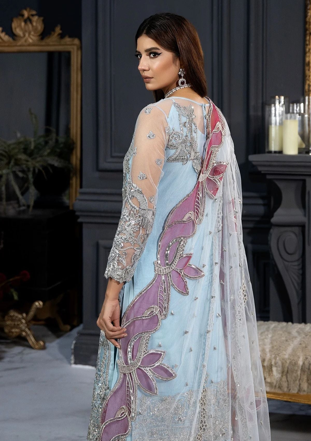 Formal Collection - Imrozia - Andaaz-E-Khaas - Bridal - IB#46 - Azeen - Official Imrozia - Agha Fabrics UK