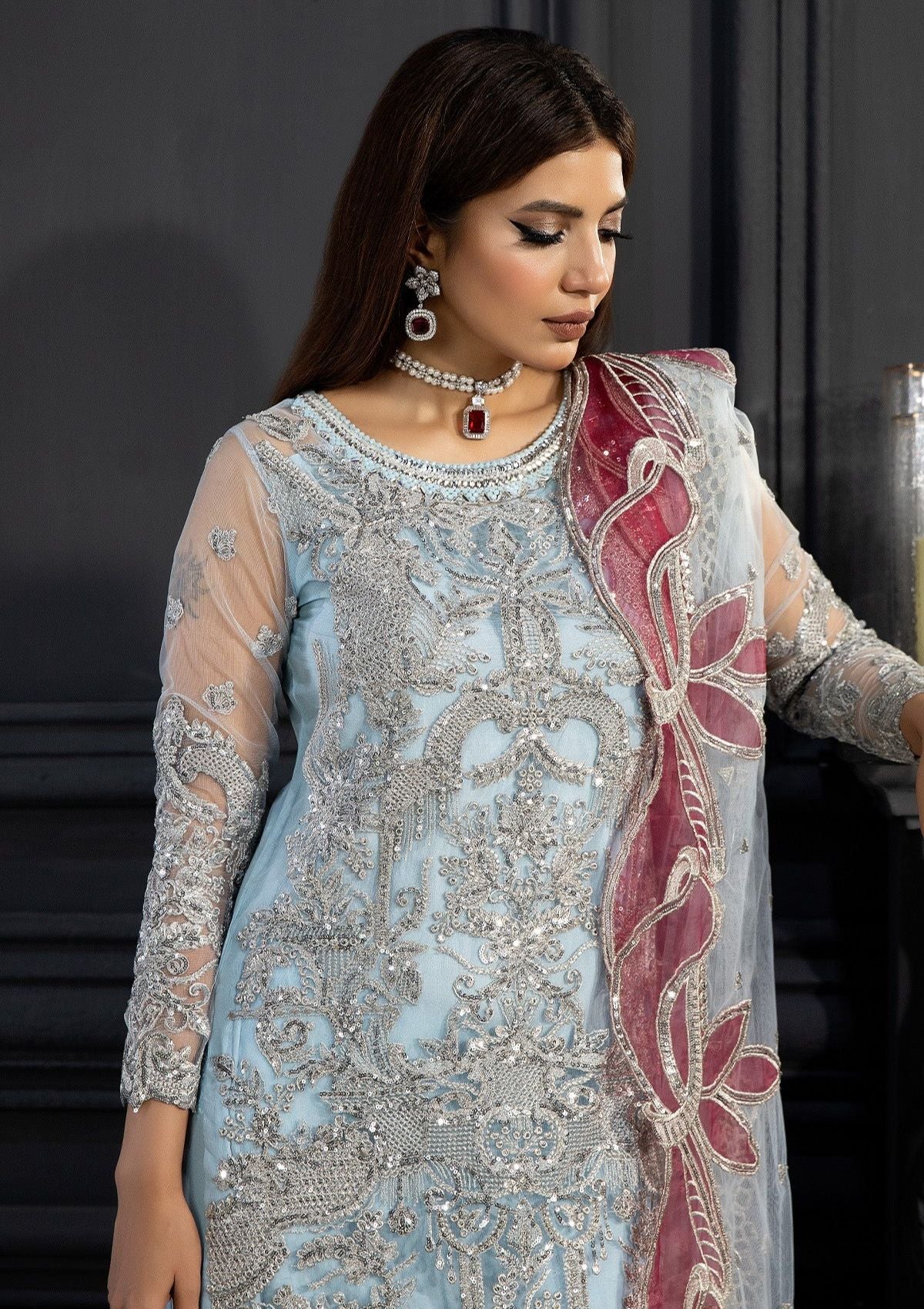 Formal Collection - Imrozia - Andaaz-E-Khaas - Bridal - IB#46 - Azeen - Official Imrozia - Agha Fabrics UK