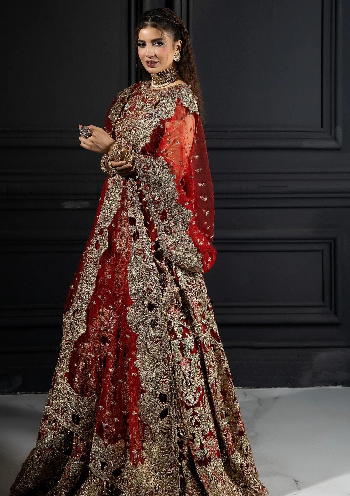 Formal Collection - Imrozia - Andaaz-E-Khaas - Bridal - IB#47 - Calla - Official Imrozia - Agha Fabrics UK