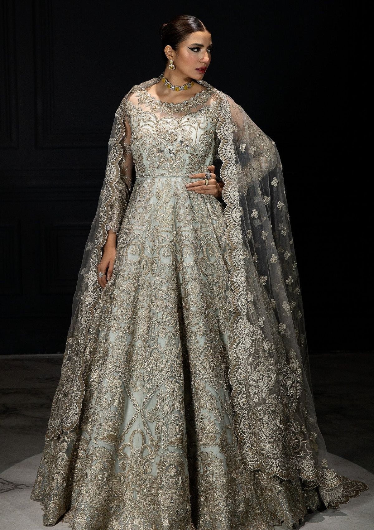 Formal Collection - Imrozia - Andaaz-E-Khaas - Bridal - IB#48 - Jaeda - Official Imrozia - Agha Fabrics UK