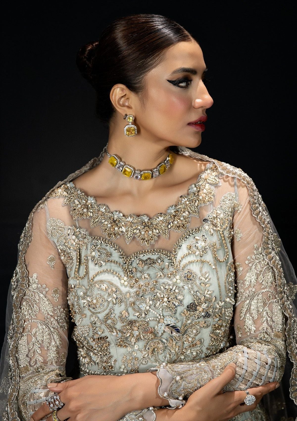 Formal Collection - Imrozia - Andaaz-E-Khaas - Bridal - IB#48 - Jaeda - Official Imrozia - Agha Fabrics UK