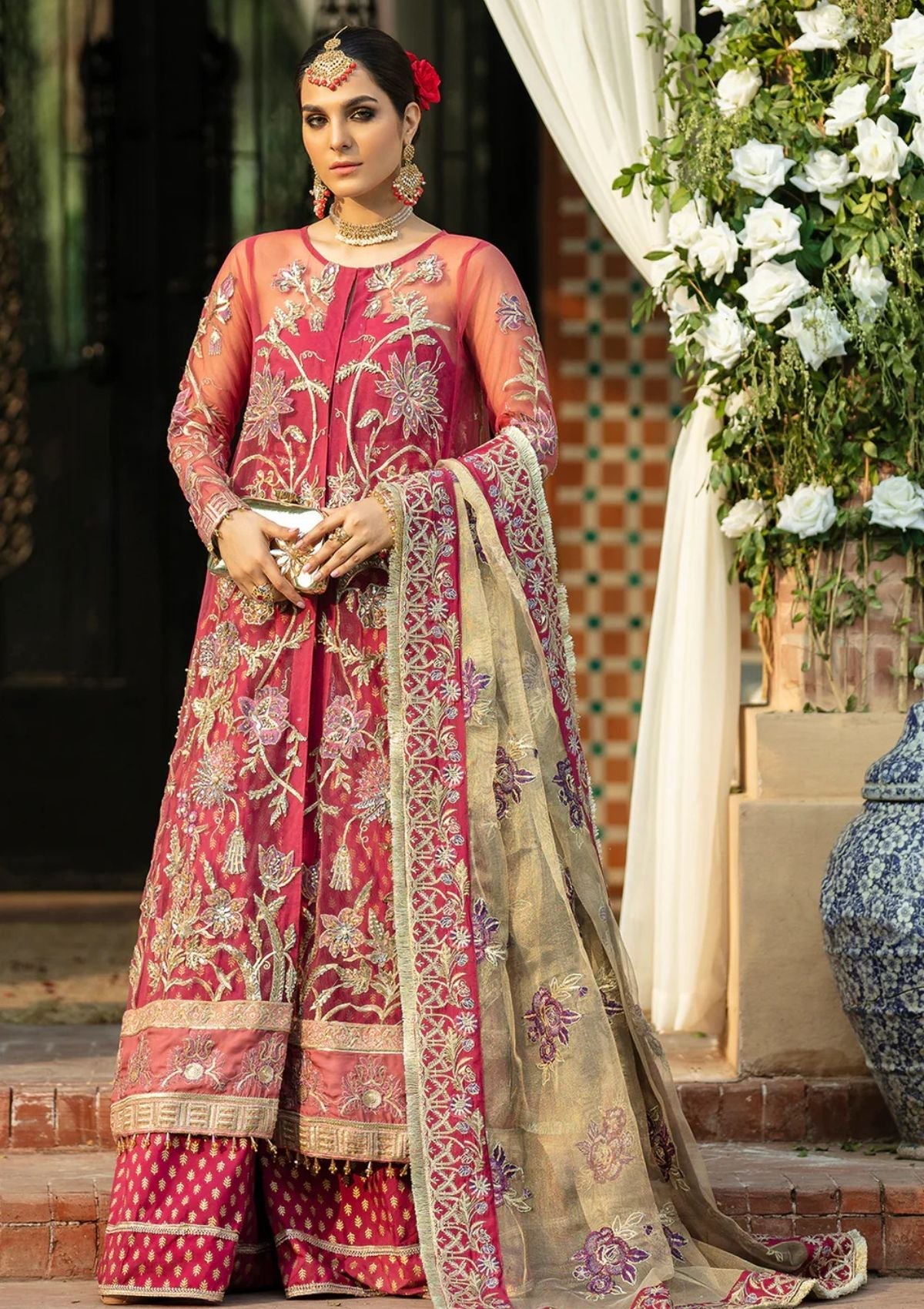 Wedding Collection - Avyana - Surmaya - Kashish - D#16 - Official Avyana - Agha Fabrics UK