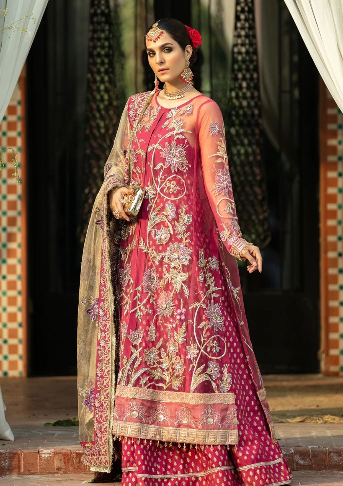 Wedding Collection - Avyana - Surmaya - Kashish - D#16 - Official Avyana - Agha Fabrics UK