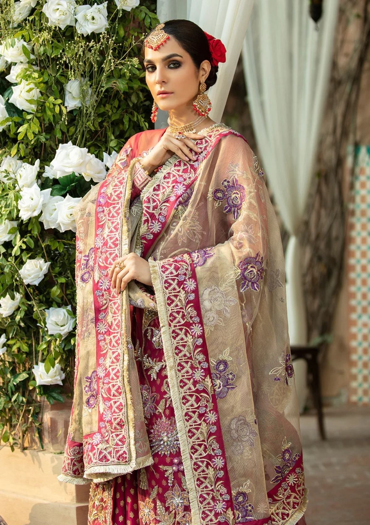 Wedding Collection - Avyana - Surmaya - Kashish - D#16 - Official Avyana - Agha Fabrics UK