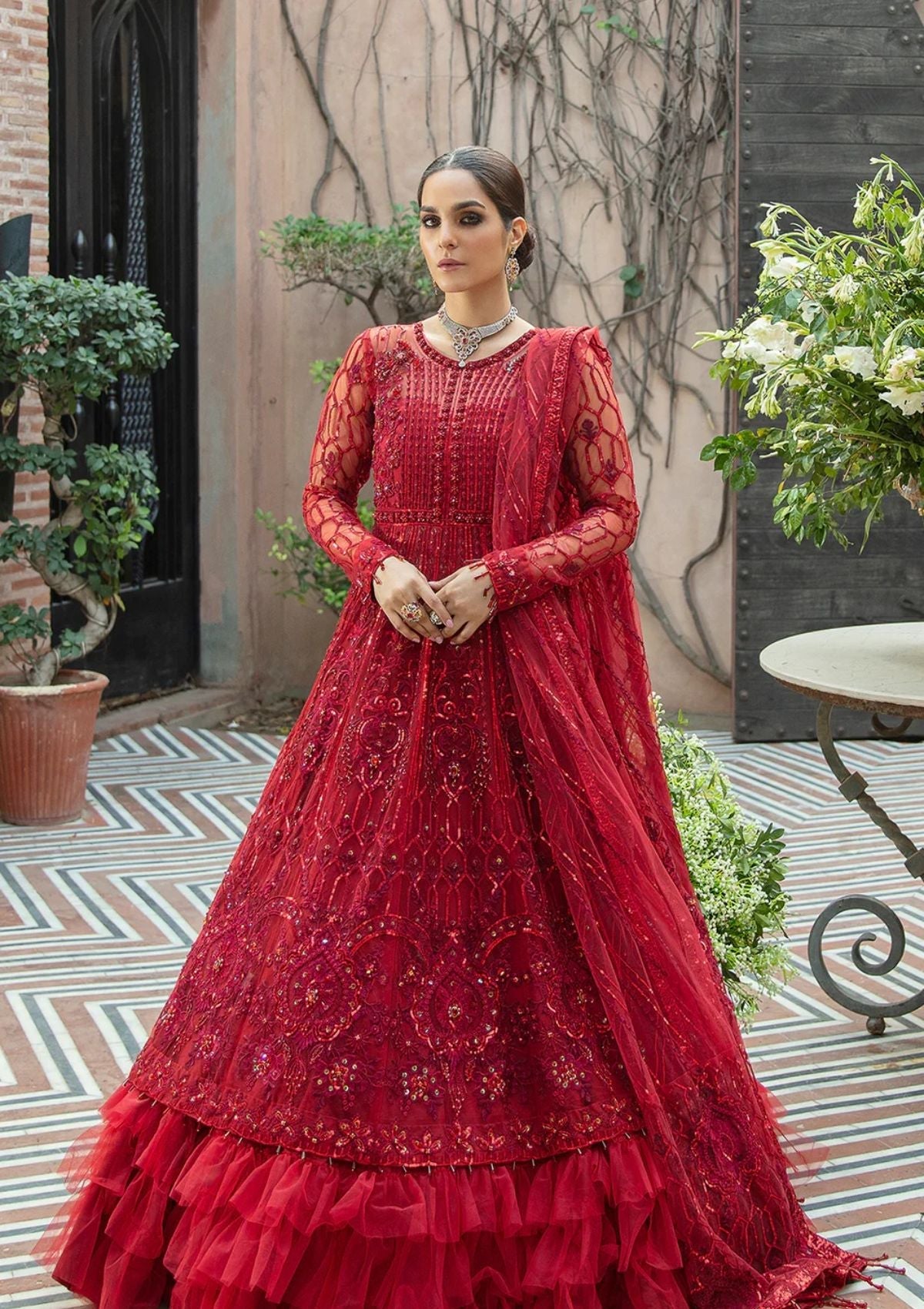 Wedding Collection - Avyana - Surmaya - Yaqoot - D#14 - Official Avyana - Agha Fabrics UK