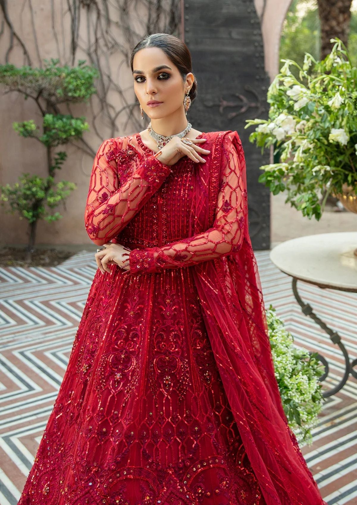 Wedding Collection - Avyana - Surmaya - Yaqoot - D#14 - Official Avyana - Agha Fabrics UK