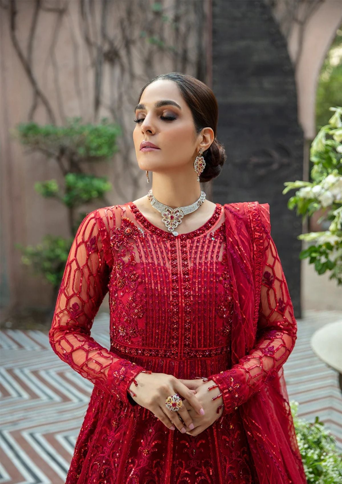 Wedding Collection - Avyana - Surmaya - Yaqoot - D#14 - Official Avyana - Agha Fabrics UK