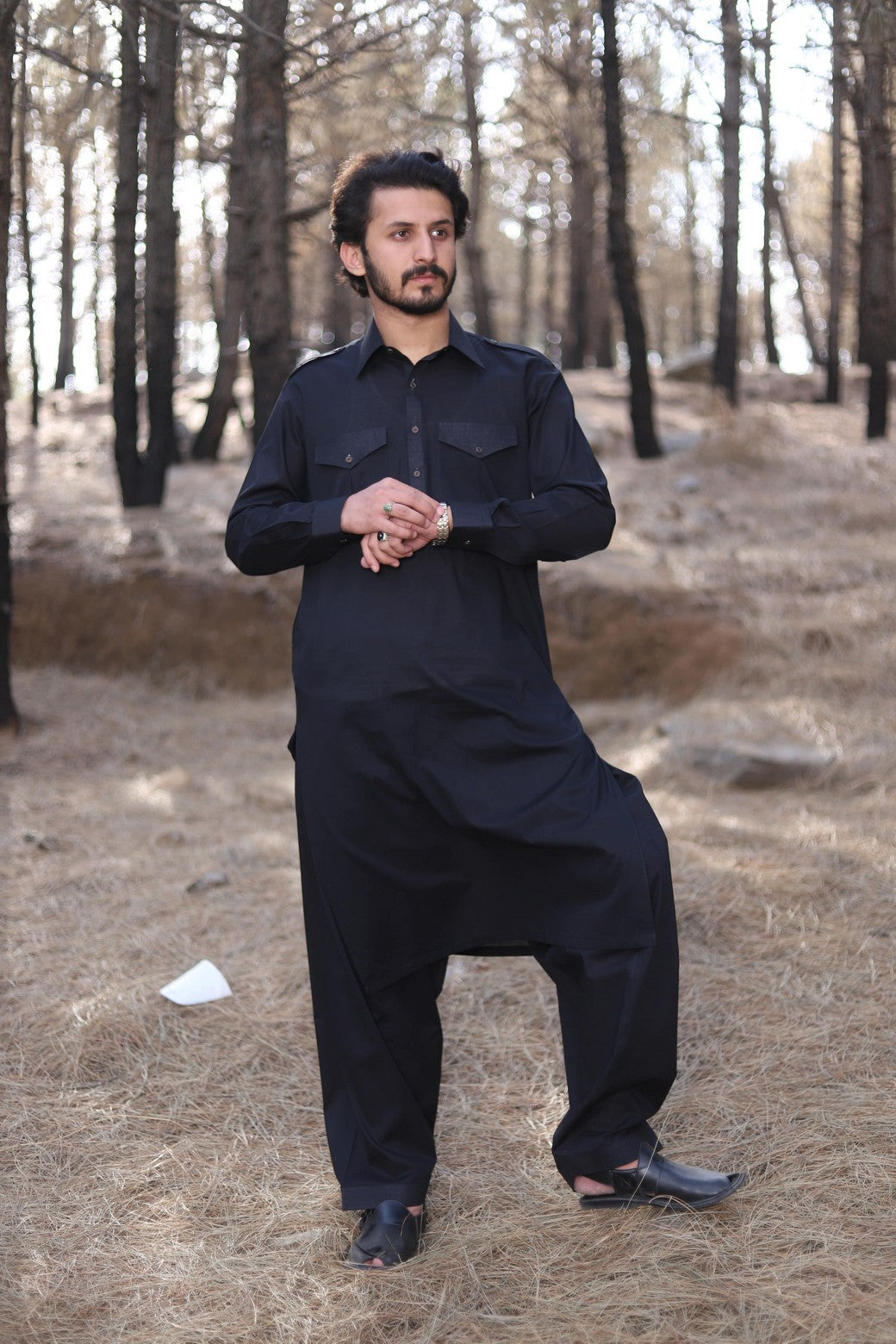Pakistani Menswear | Men of Khyber-03 - Official Agha Fabrics Ltd. - Agha Fabrics UK