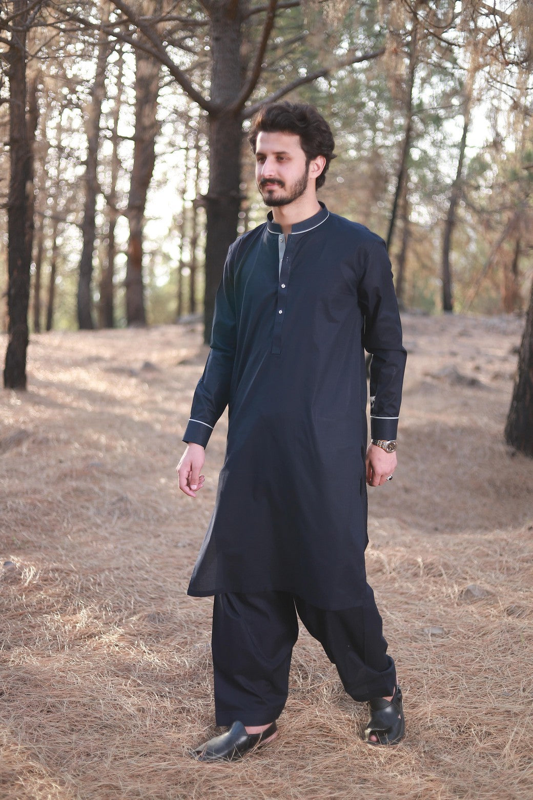 Pakistani Menswear | Men of Khyber-09 - Official Agha Fabrics Ltd. - Agha Fabrics UK