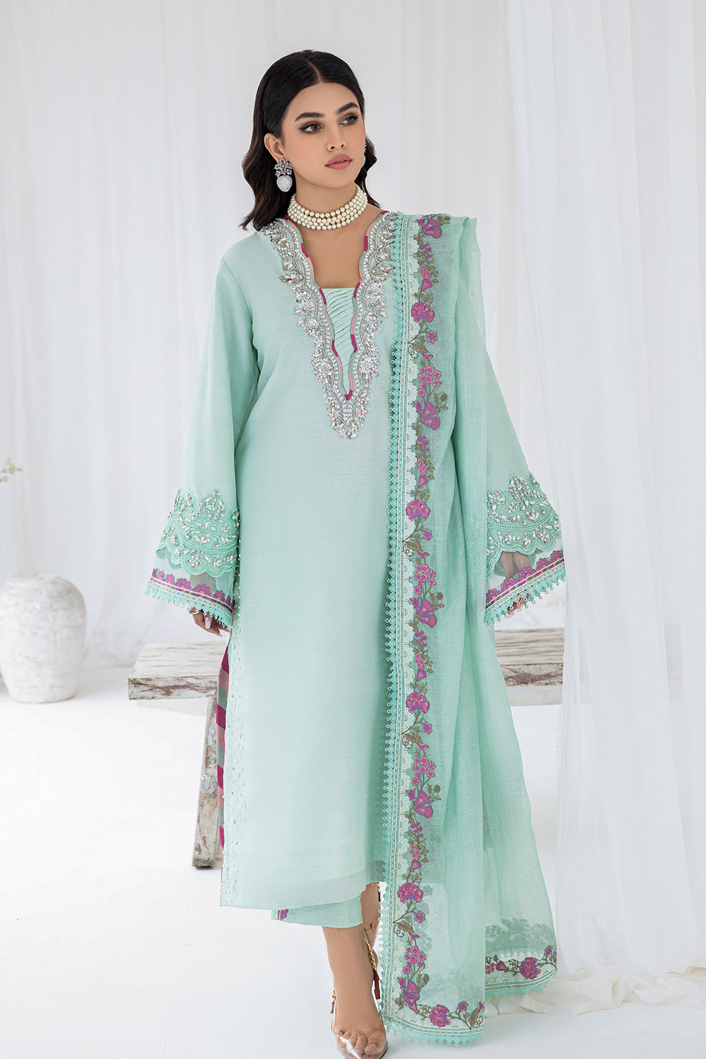 AJR Couture | Luxe Pret | Nerine - Official AJR Couture - Agha Fabrics UK