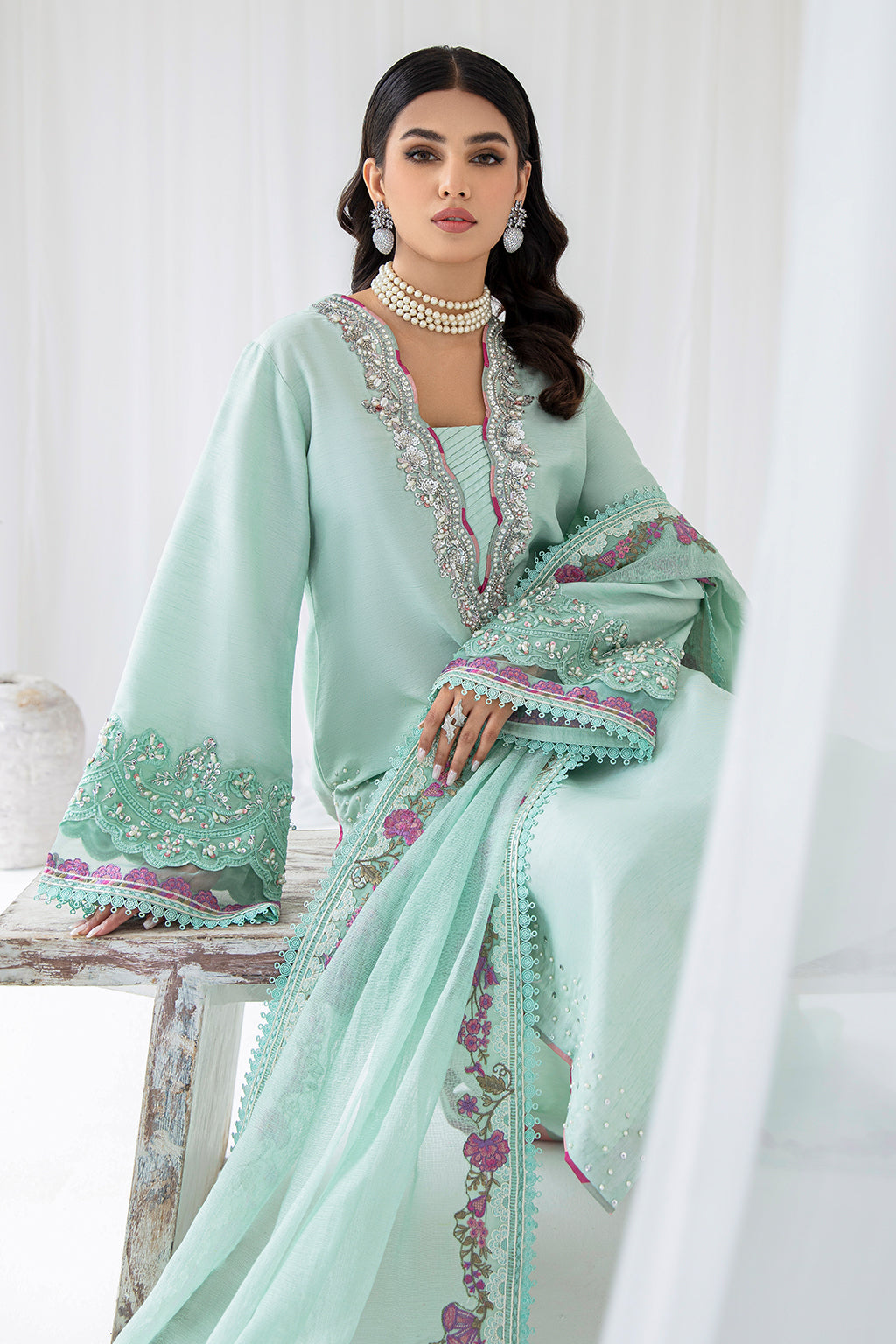 AJR Couture | Luxe Pret | Nerine - Official AJR Couture - Agha Fabrics UK