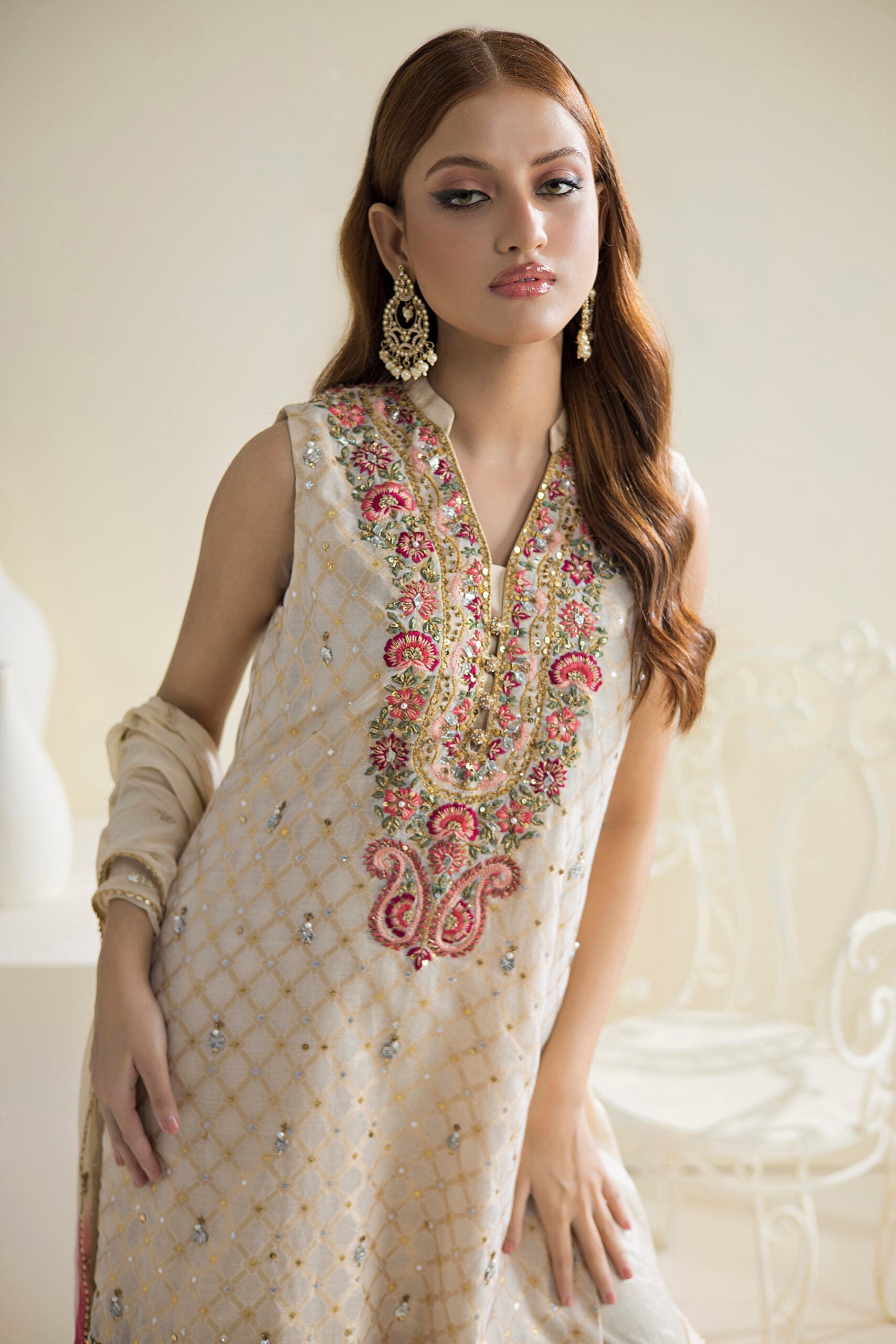Farhat Jahan | Luxury Pret | Chaandni - Official Farhat Jahan - Agha Fabrics UK