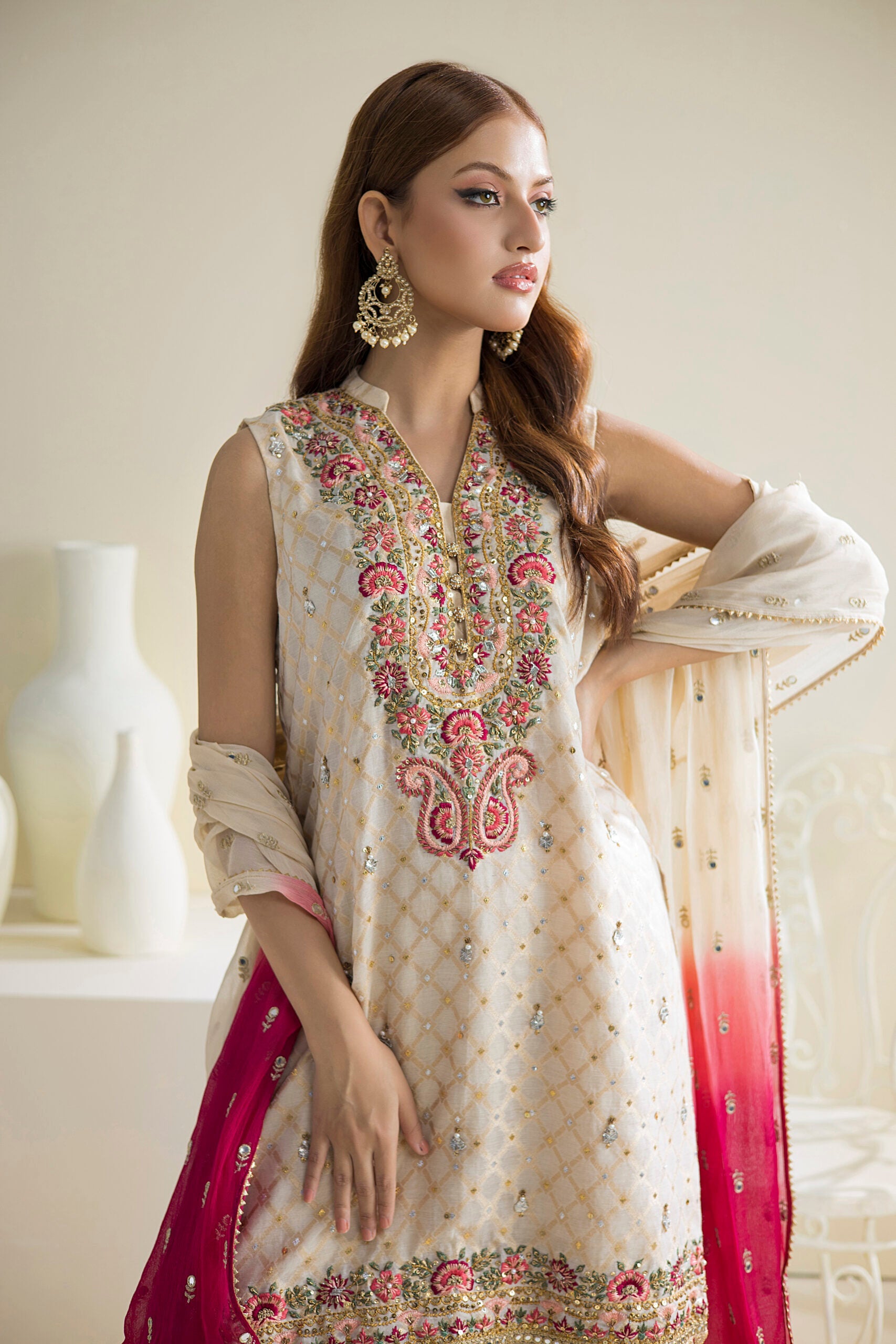 Farhat Jahan | Luxury Pret | Chaandni - Official Farhat Jahan - Agha Fabrics UK