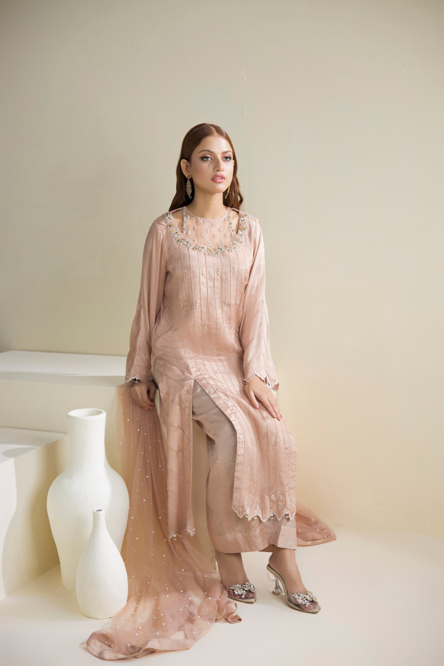 Farhat Jahan | Luxury Pret | Lily - Official Farhat Jahan - Agha Fabrics UK