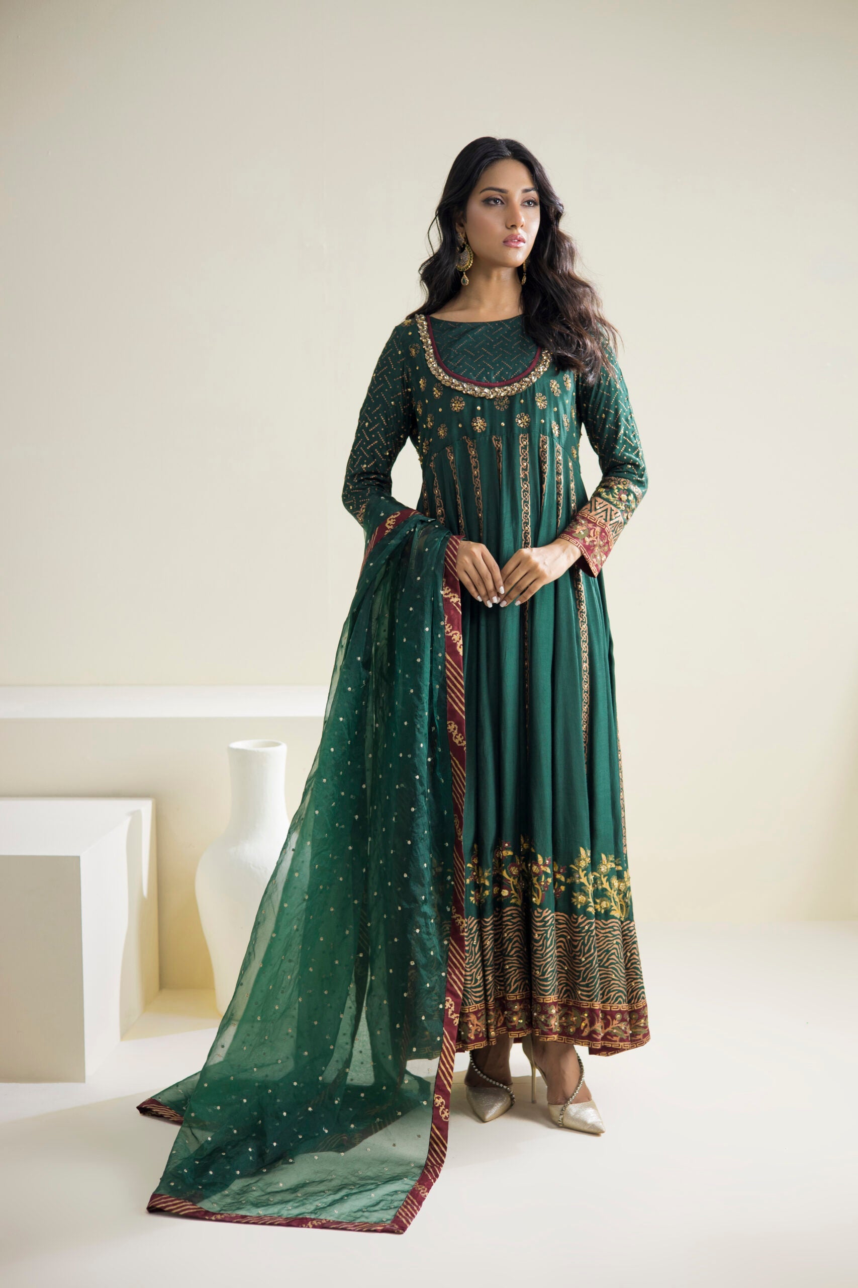 Farhat Jahan | Luxury Pret | Reyah - Official Farhat Jahan - Agha Fabrics UK