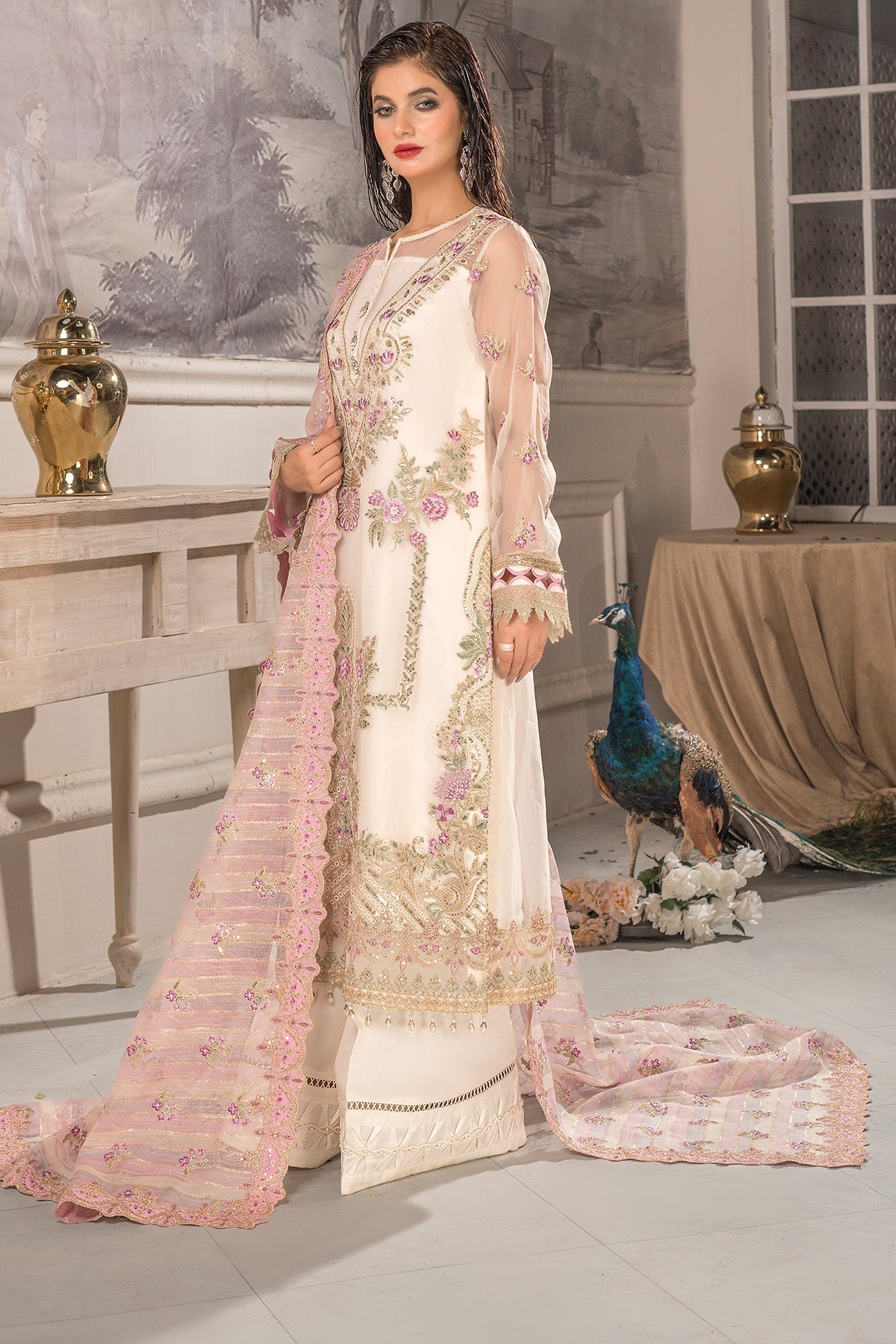 Imrozia Premium | Dilkash Formals | IP-108 Saanjh - Official Imrozia Premium - Agha Fabrics UK