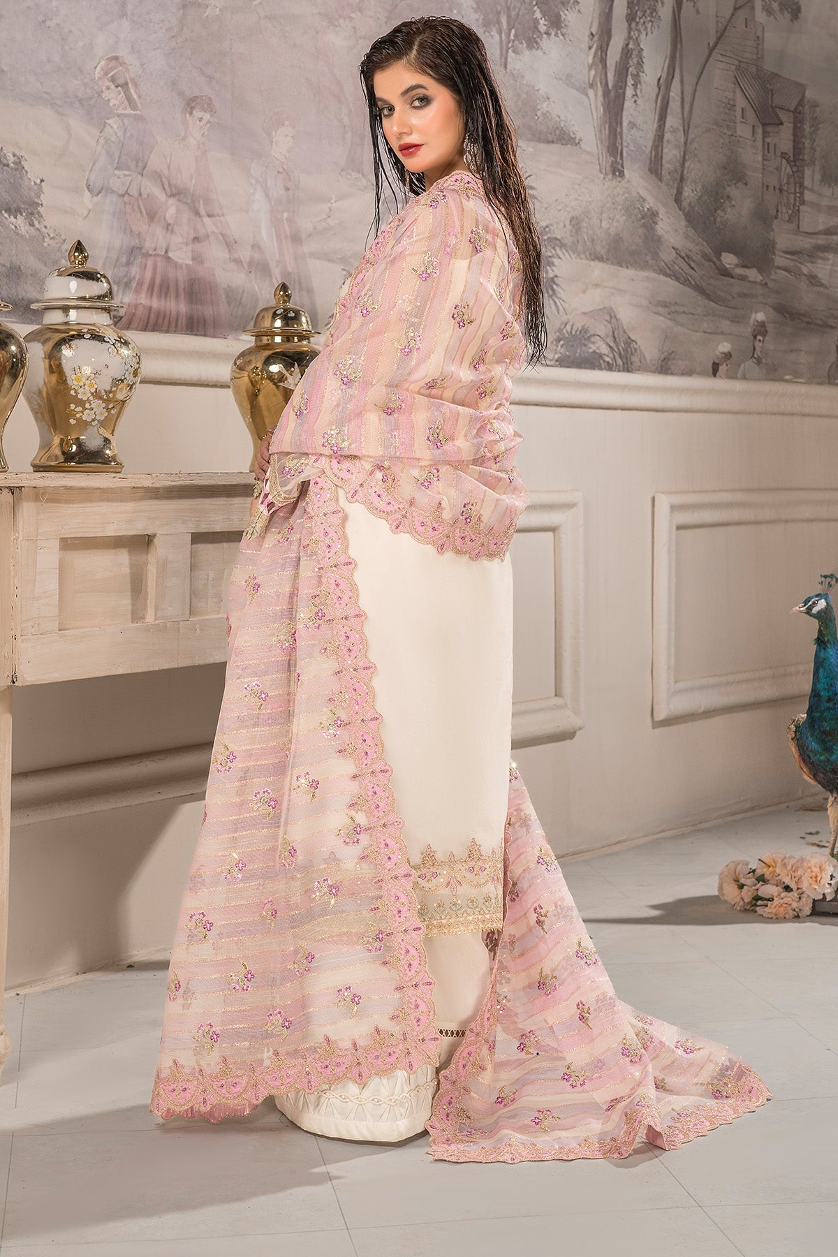 Imrozia Premium | Dilkash Formals | IP-108 Saanjh - Official Imrozia Premium - Agha Fabrics UK
