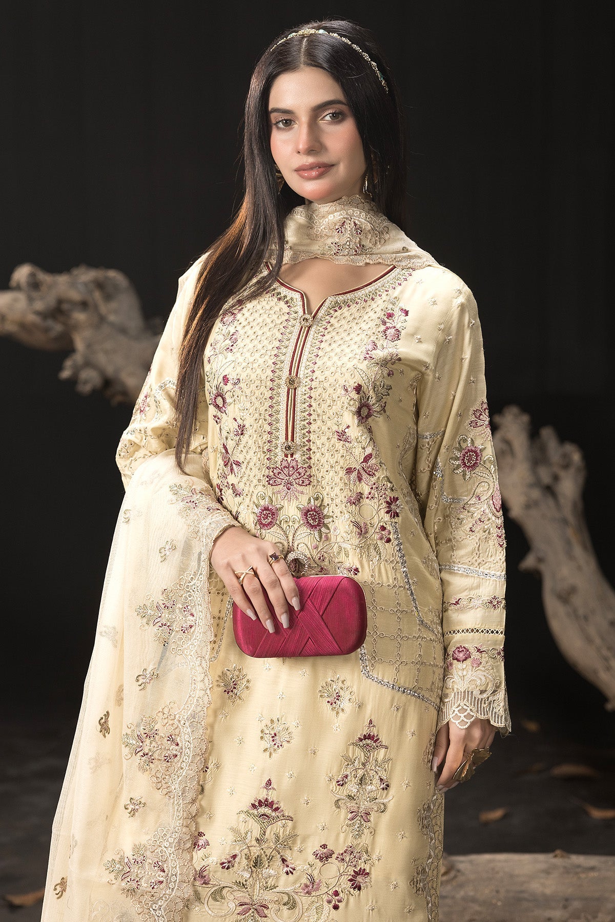 Imrozia Premium | Gulzar e Dil | I.P-97 Mehr - Official Imrozia Premium - Agha Fabrics UK