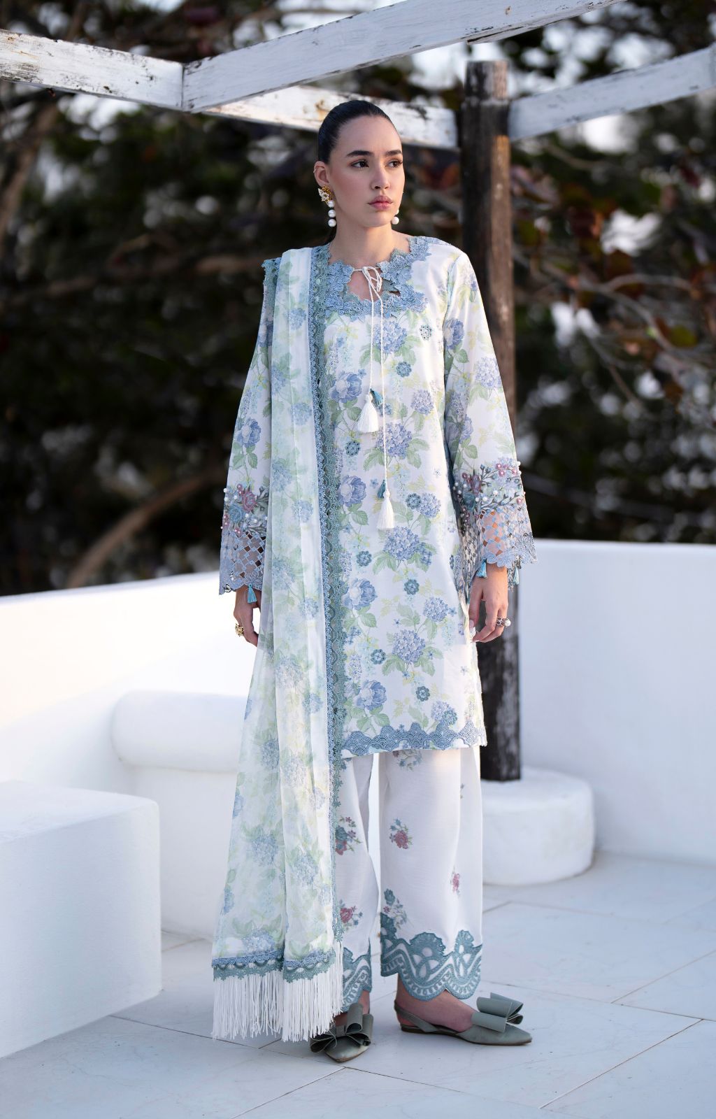 AJR Couture | Printakari Lawn 25 | Isle - Official AJR Couture - Agha Fabrics UK