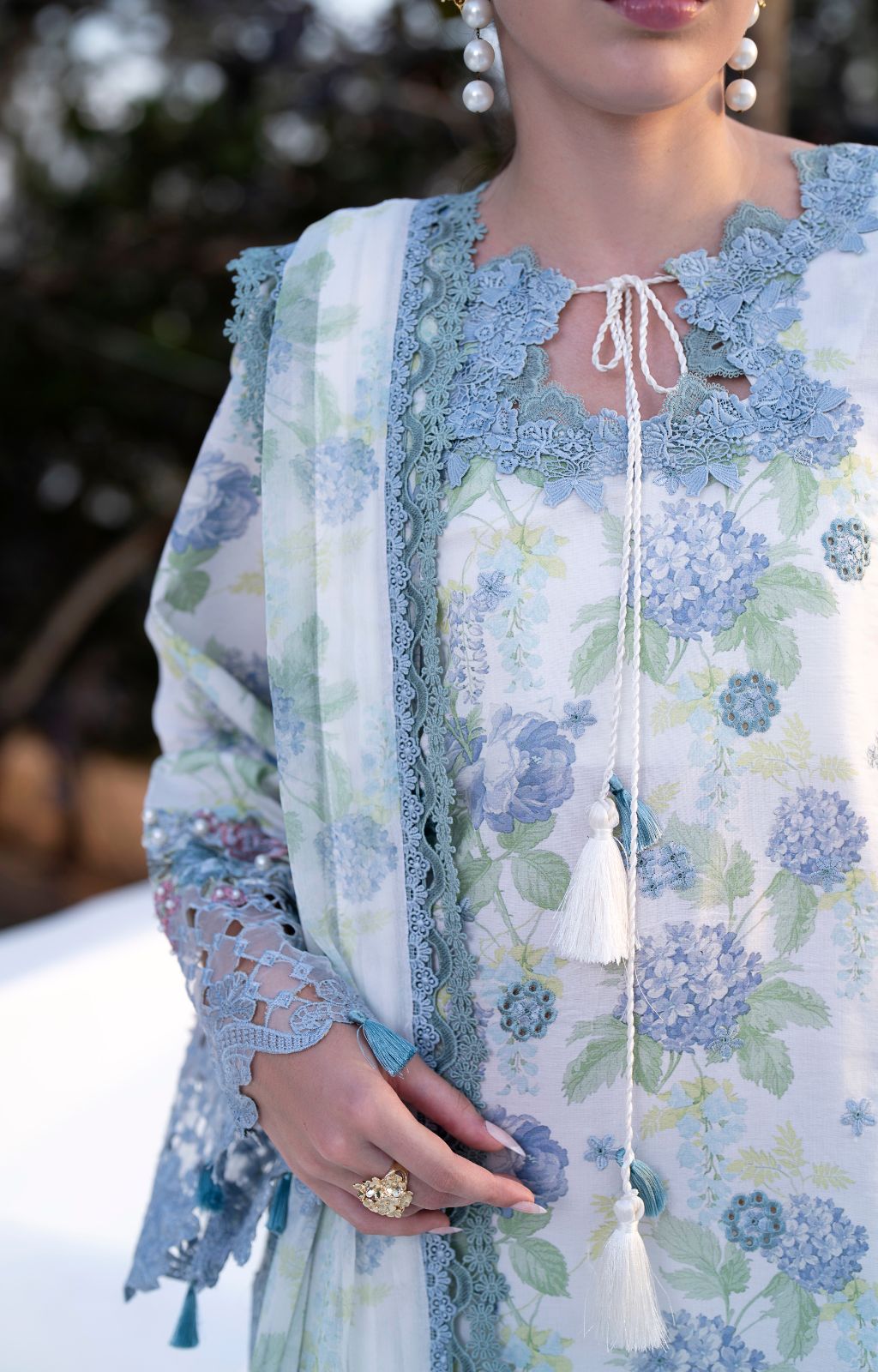 AJR Couture | Printakari Lawn 25 | Isle - Official AJR Couture - Agha Fabrics UK