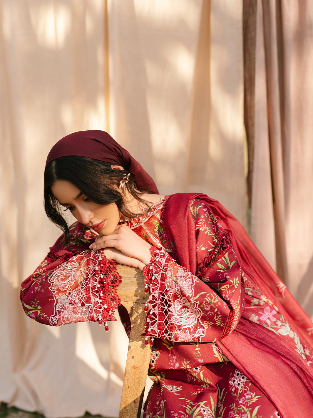 Parishay | Ivy Bloom Luxury Lawn | IVY-02 - Official Parishay - Agha Fabrics UK