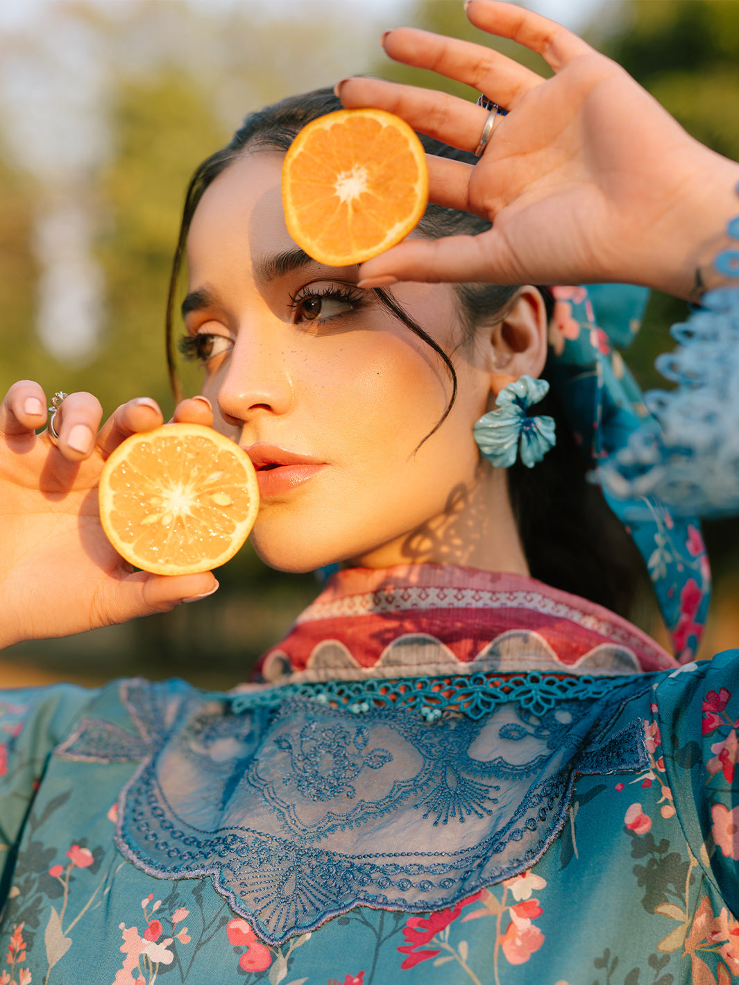 Parishay | Ivy Bloom Luxury Lawn | IVY-07 - Official Parishay - Agha Fabrics UK