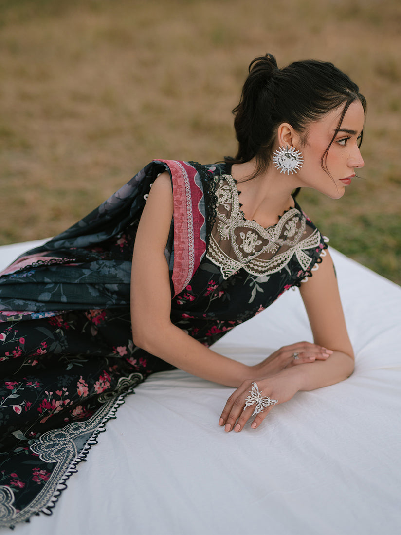 Parishay | Ivy Bloom Luxury Lawn | IVY-08 - Official Parishay - Agha Fabrics UK