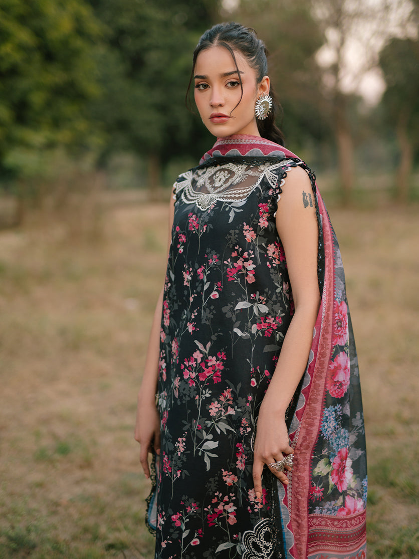 Parishay | Ivy Bloom Luxury Lawn | IVY-08 - Official Parishay - Agha Fabrics UK