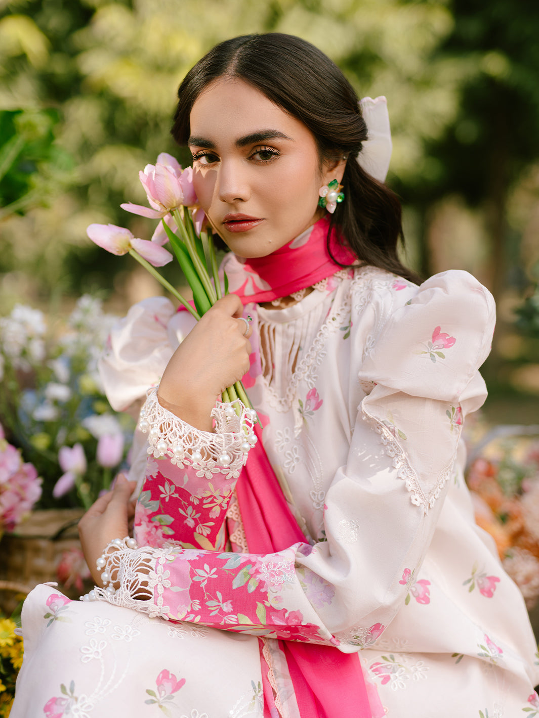 Parishay | Ivy Bloom Luxury Lawn | IVY-09 - Official Parishay - Agha Fabrics UK