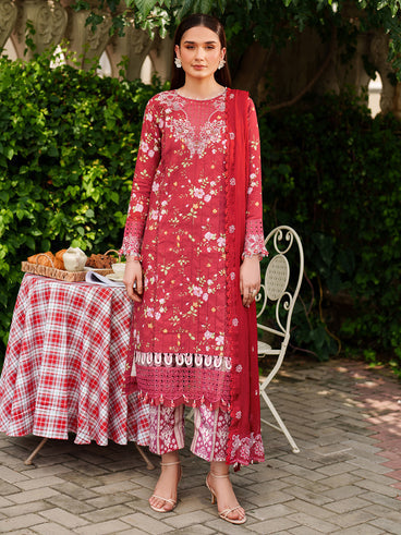 Parishay | Ivy Bloom Winter | IW-02 | 3 PC Winter - Official Parishay - Agha Fabrics UK