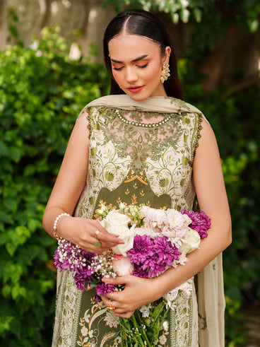 Parishay | Ivy Bloom Winter | IW-03 | 3 PC Winter - Official Parishay - Agha Fabrics UK