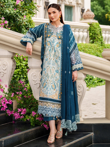 Parishay | Ivy Bloom Winter | IW-04 | 3 PC Winter - Official Parishay - Agha Fabrics UK