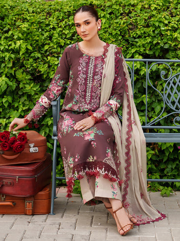 Parishay | Ivy Bloom Winter | IW-06 | 3 PC Winter - Official Parishay - Agha Fabrics UK