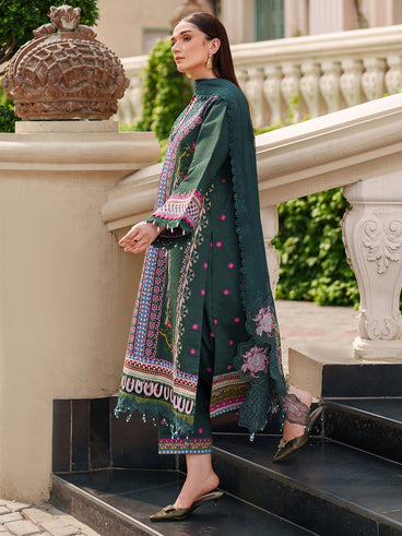 Parishay | Ivy Bloom Winter | IW-07 | 3 PC Winter - Official Parishay - Agha Fabrics UK