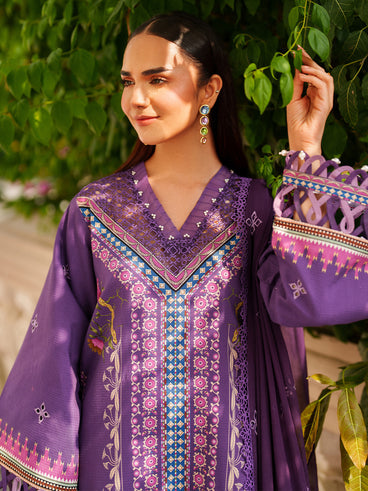 Parishay | Ivy Bloom Winter | IW-08 | 3 PC Winter - Official Parishay - Agha Fabrics UK