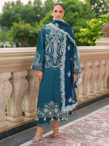 Parishay | Ivy Bloom Winter | IW-09 | 3 PC Winter - Official Parishay - Agha Fabrics UK