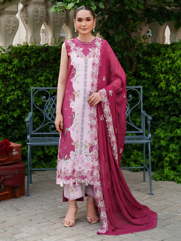 Parishay | Ivy Bloom Winter | IW-11 | 3 PC Winter - Official Parishay - Agha Fabrics UK