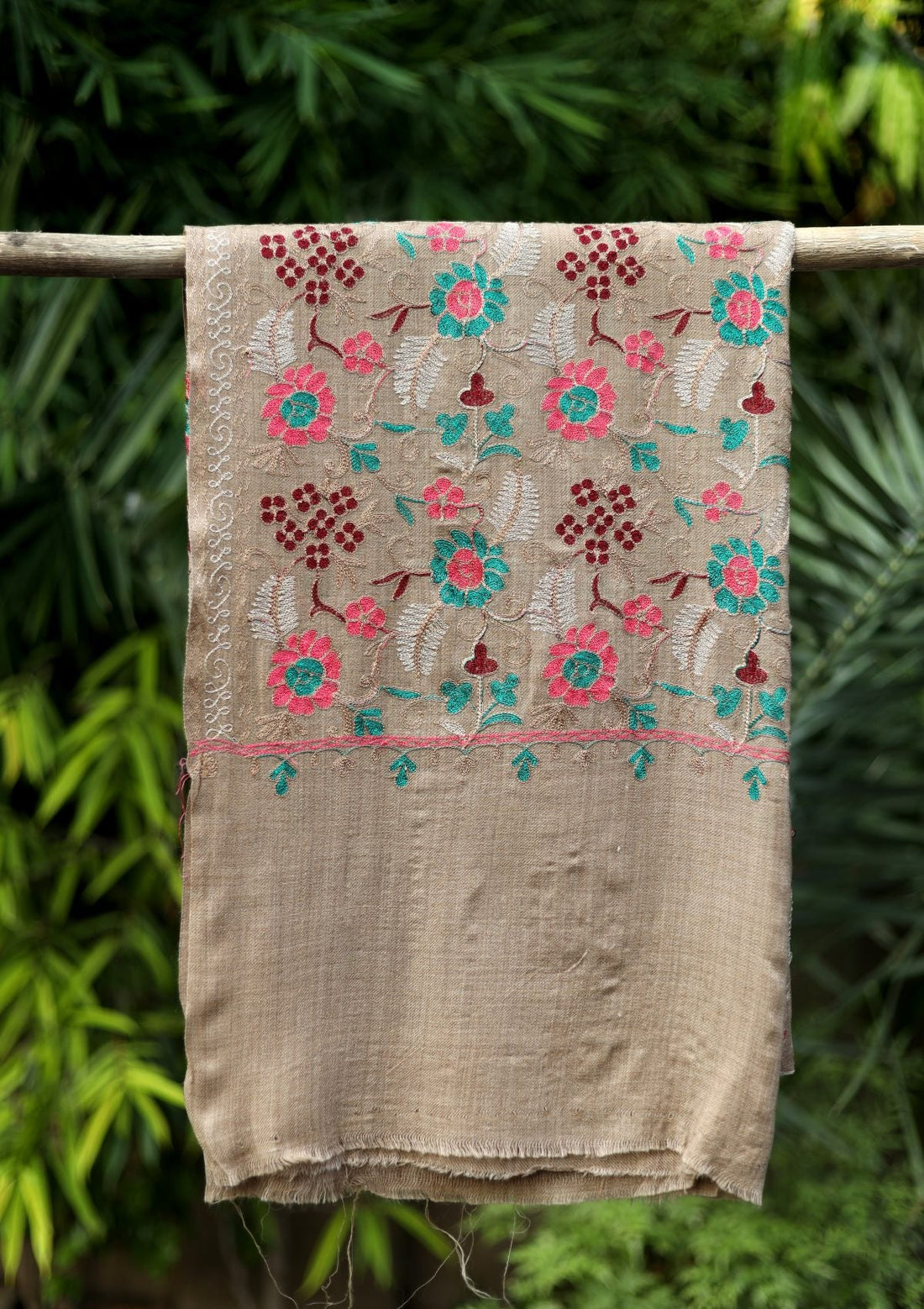 Ari Work Wool Shawl D - 69 - Golden - Official Shawls Niche - Agha Fabrics UK