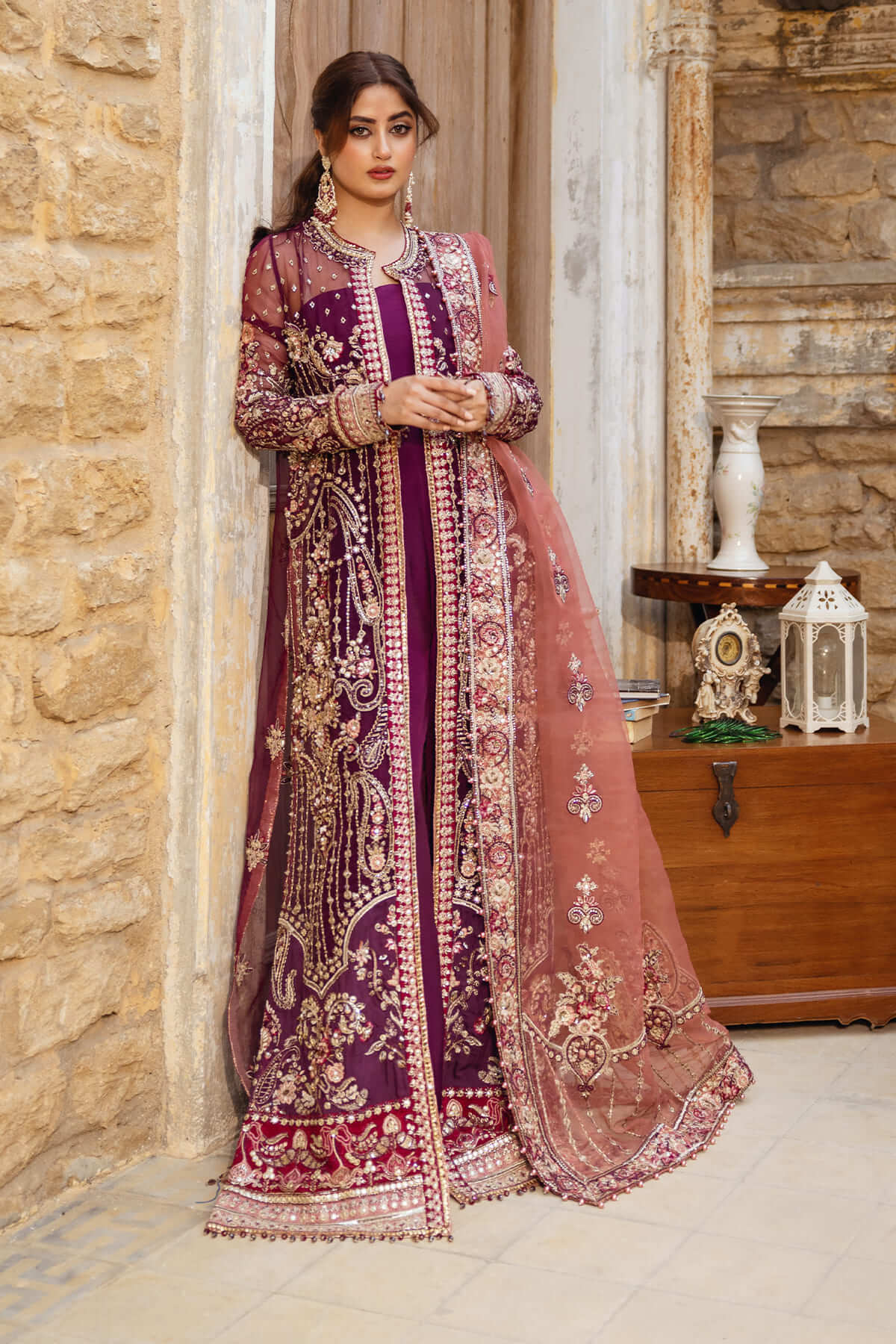 Imrozia Premium | Sajal Bridal Collection | SB-34 Nazakat - Official Imrozia Premium - Agha Fabrics UK