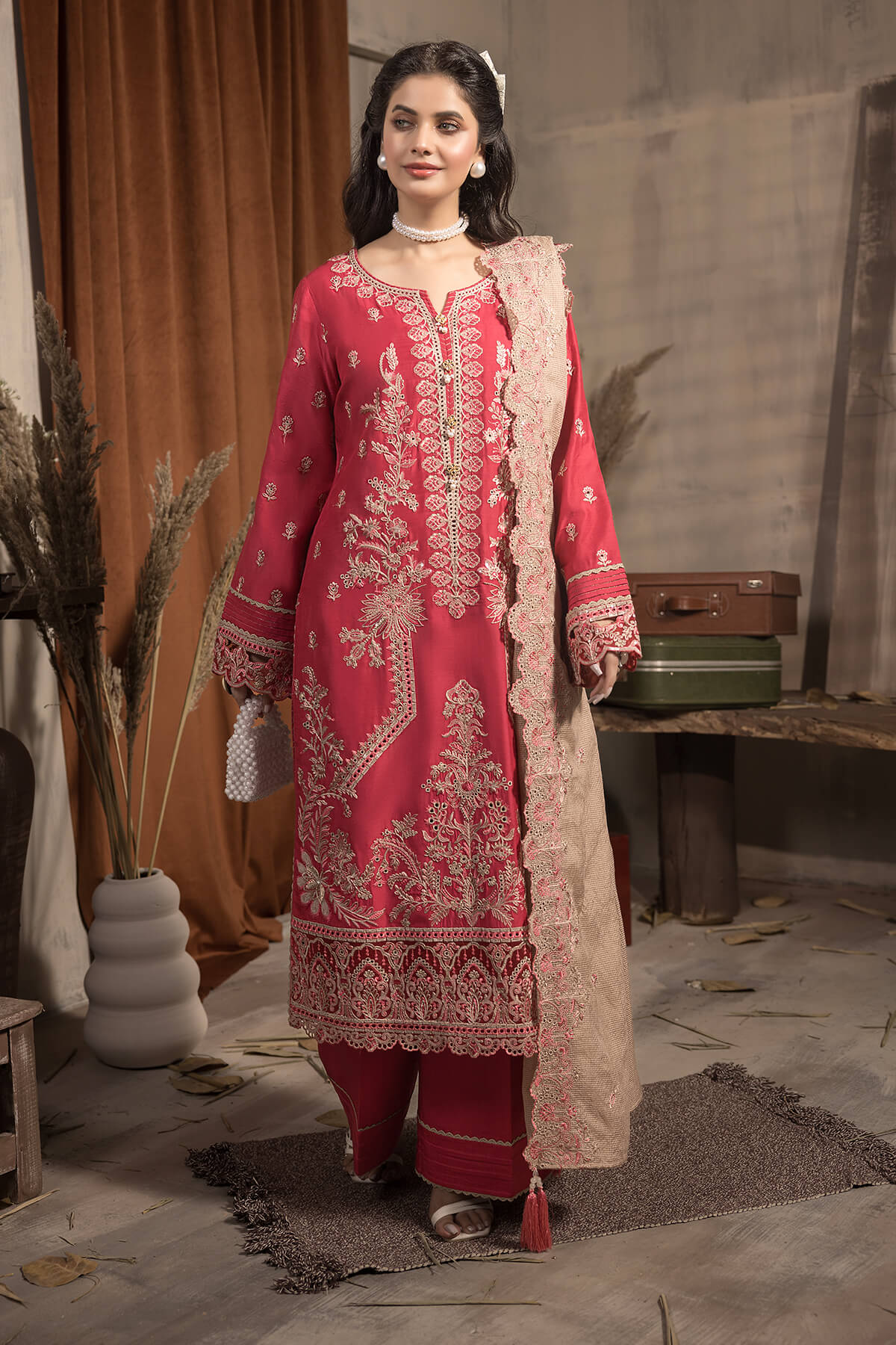 Imrozia Premium | Sehar Winter Collection | I.P-72 Yaqoot - Official Imrozia Premium - Agha Fabrics UK