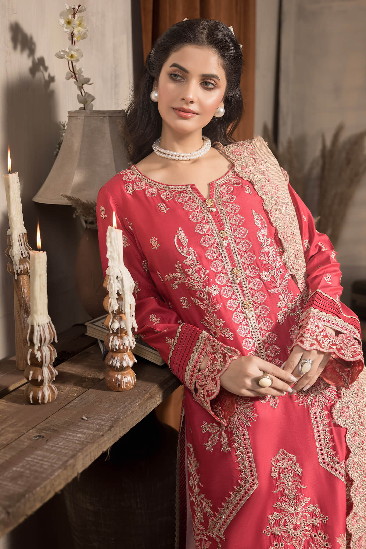 Imrozia Premium | Sehar Winter Collection | I.P-72 Yaqoot - Official Imrozia Premium - Agha Fabrics UK