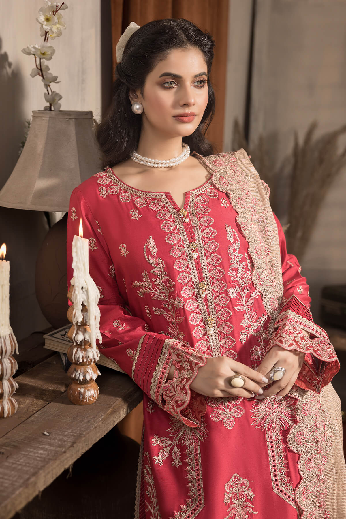 Imrozia Premium | Sehar Winter Collection | I.P-72 Yaqoot - Official Imrozia Premium - Agha Fabrics UK