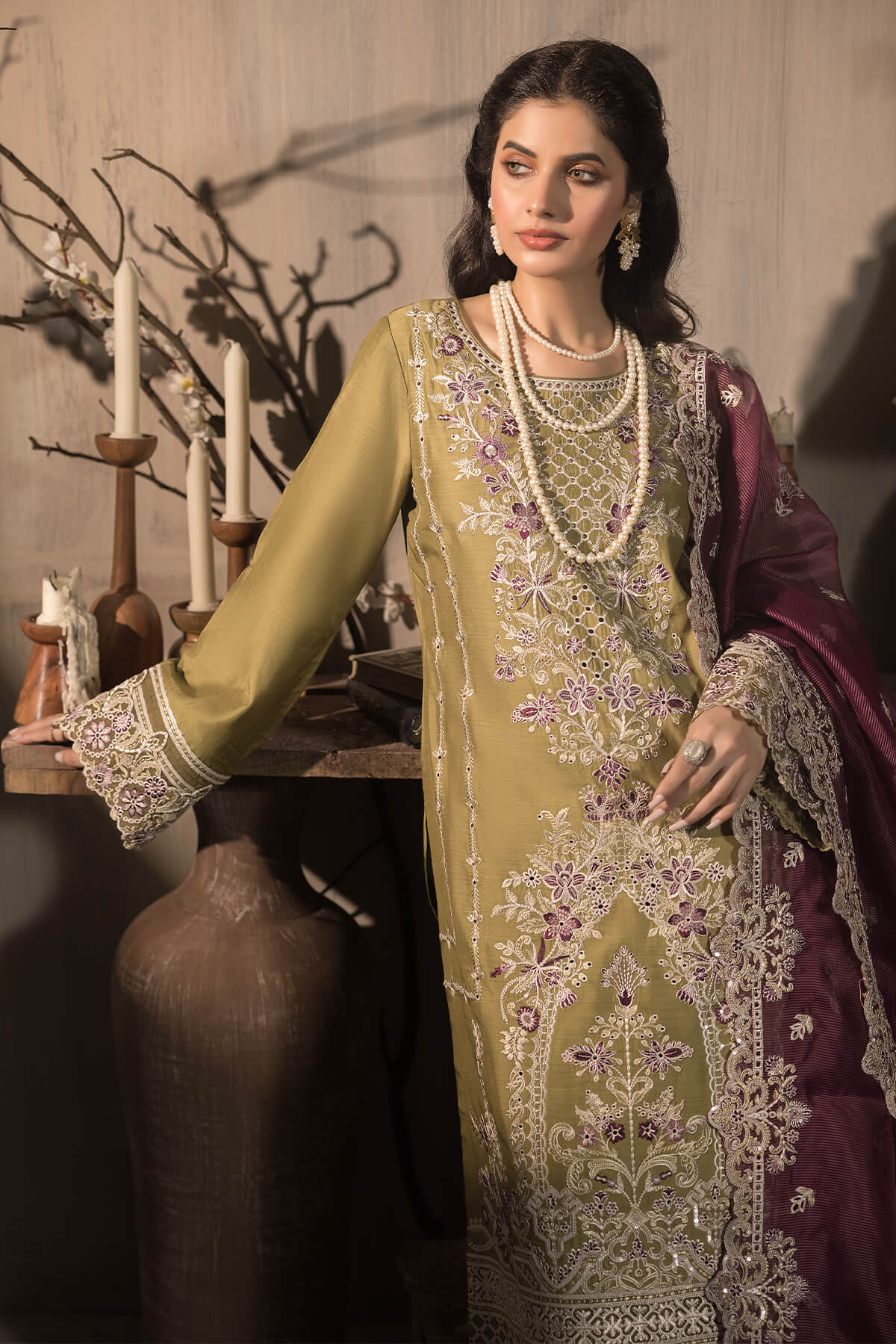 Imrozia Premium | Sehar Winter Collection | I.P-75 Abroo - Official Imrozia Premium - Agha Fabrics UK