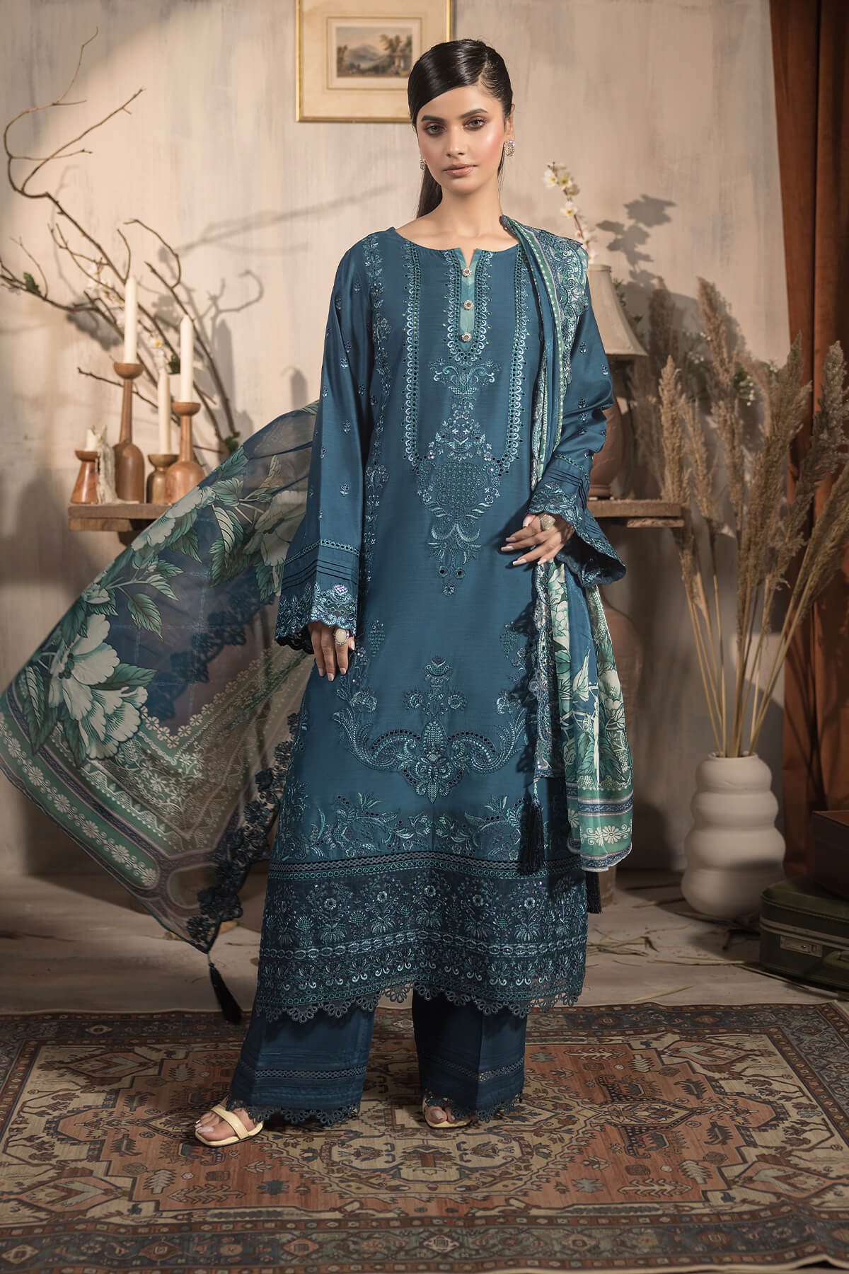 Imrozia Premium | Sehar Winter Collection | I.P-76 Malhaar - Official Imrozia Premium - Agha Fabrics UK