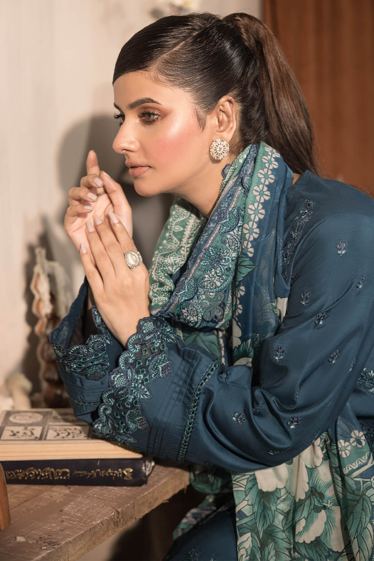 Imrozia Premium | Sehar Winter Collection | I.P-76 Malhaar - Official Imrozia Premium - Agha Fabrics UK