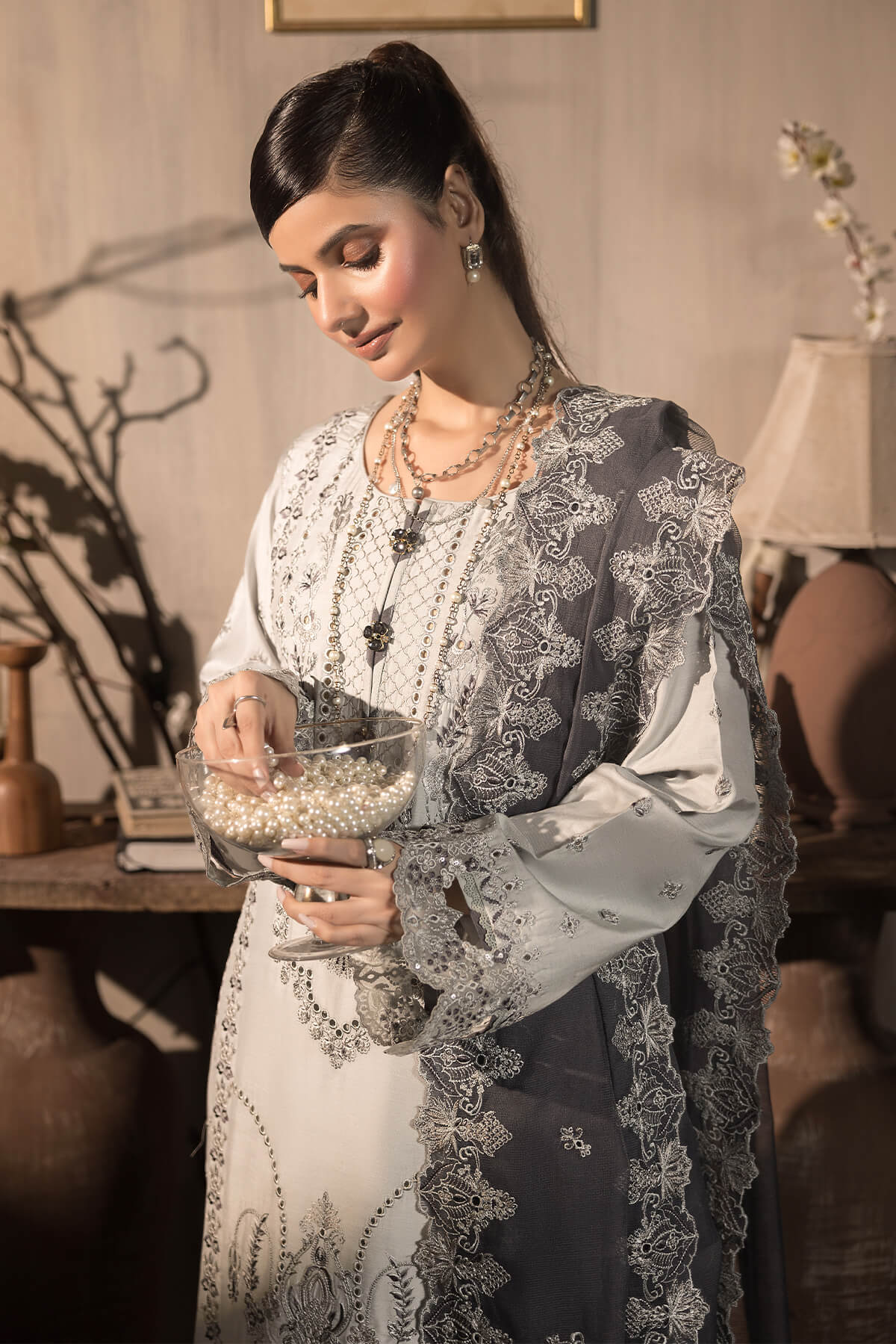 Imrozia Premium | Sehar Winter Collection | I.P-77 Murjan - Official Imrozia Premium - Agha Fabrics UK