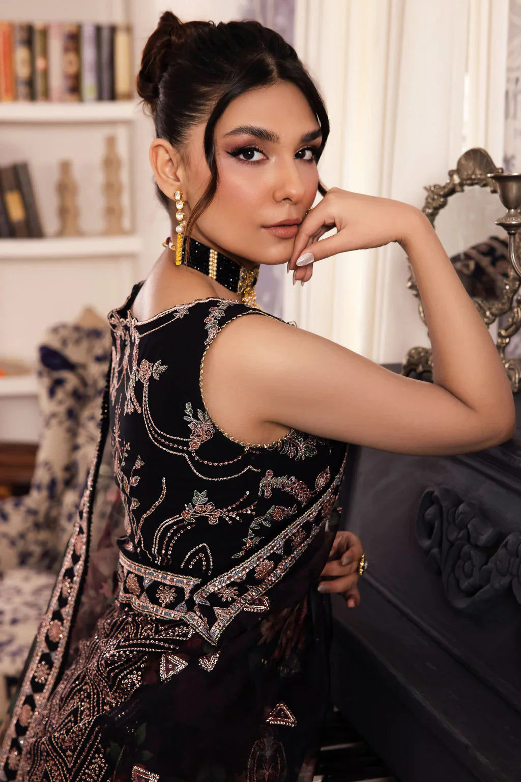 Iznik | Chinnon Chiffon | CC-32 KIAH - Official Iznik - Agha Fabrics UK