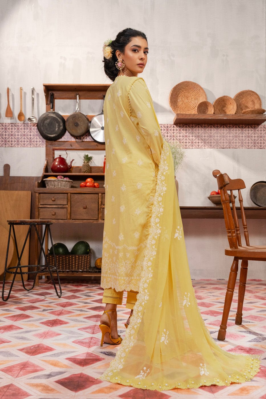 Alkaram | Puff Capsule | JC-05-24-Yellow - Official Alkaram - Agha Fabrics UK