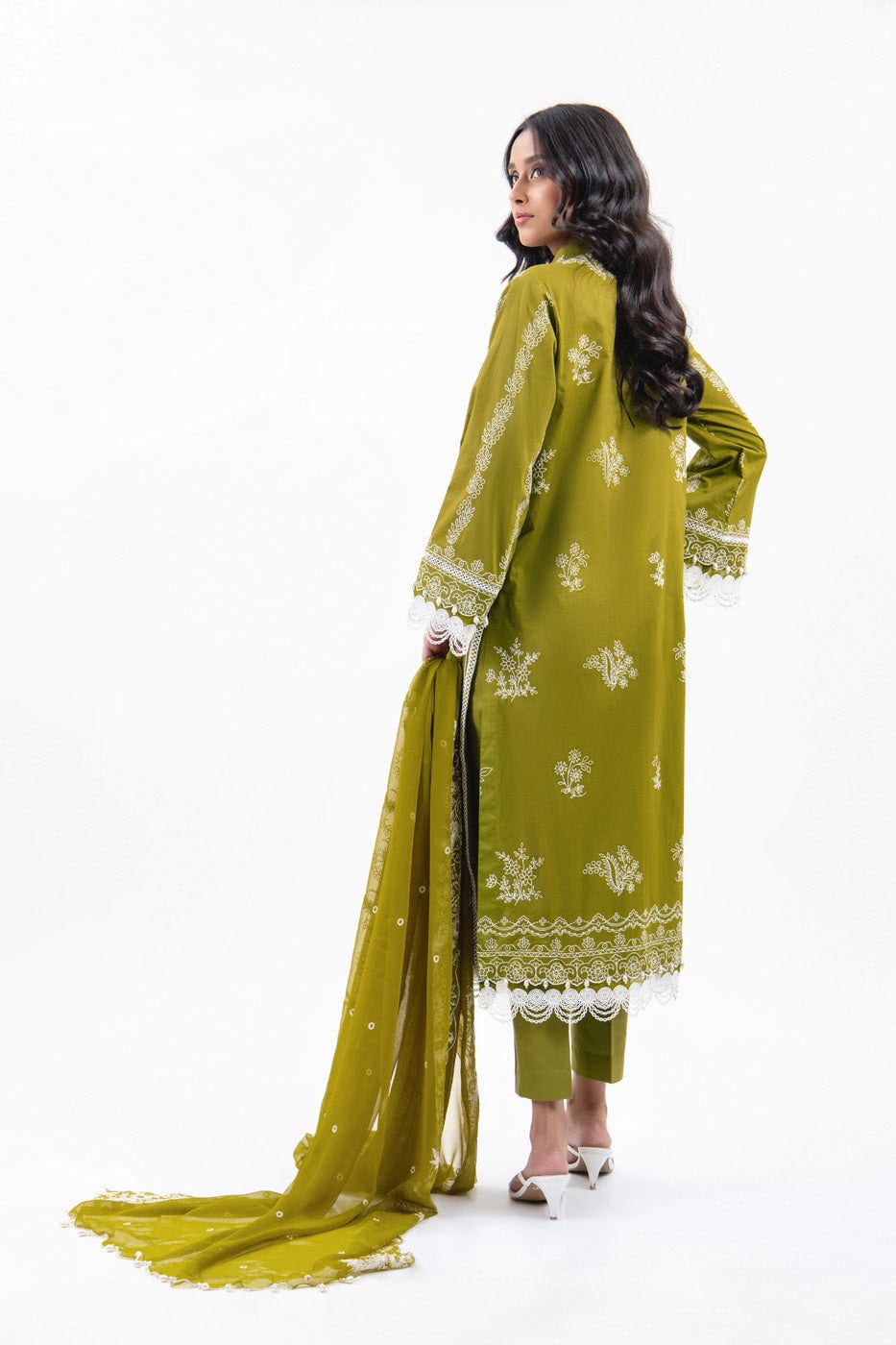 Alkaram | Puff Capsule | JC-08-24-Dhani Green - Official Alkaram - Agha Fabrics UK